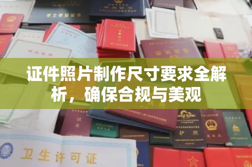 潜山证件照片制作尺寸要求全解析，确保合规与美观
