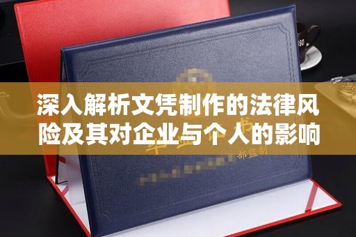 潜山深入解析文凭制作的法律风险及其对企业与个人的影响